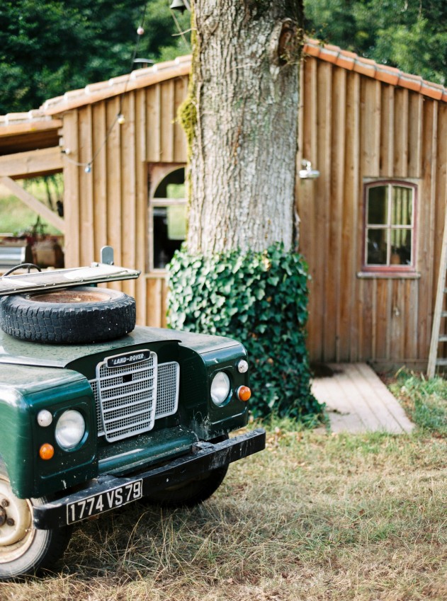 cabin and land rover
